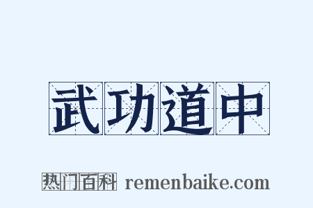 武功道中是什么意思的图片